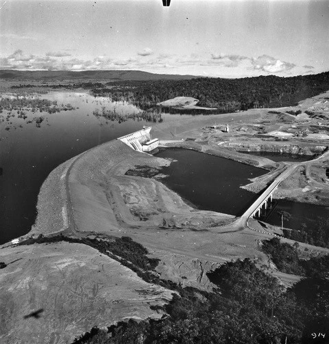 Afrobaka-Surinamerivierstuwdam, Oct. 4, 1965. Photo: ANP