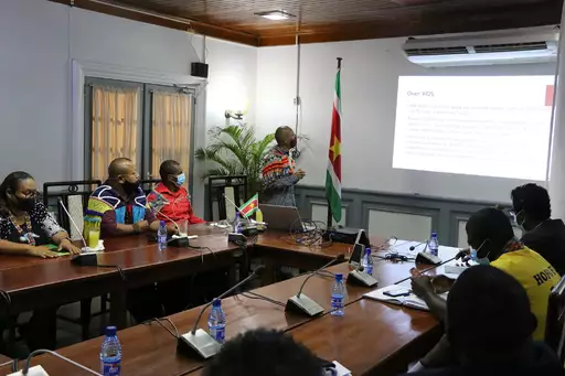 Presentation The National Assemble of the Association of Indigenous Village Leaders in Suriname (VIDS) 2020. Photo: VIDS.